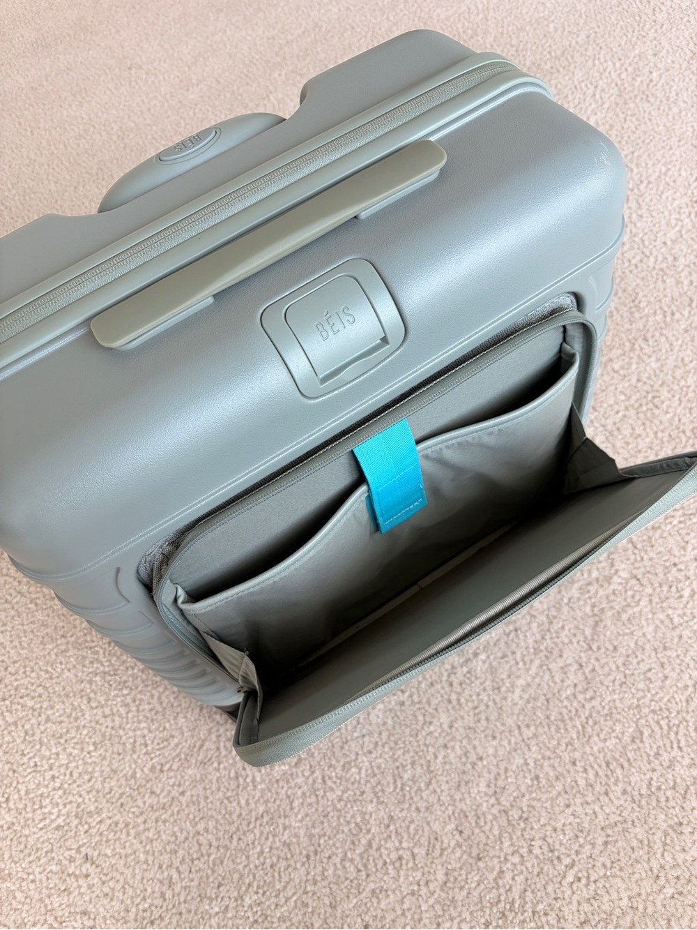 BÉIS Mini Roller Carry-On Under Seat Luggage Mint - Picture 6 of 11
